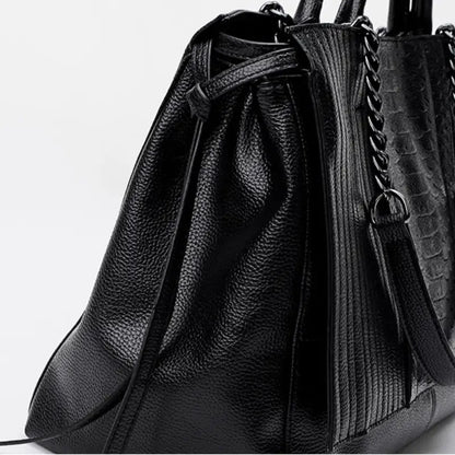 COCO-CHIC CROCODILE EMBOSSED HANDBAG