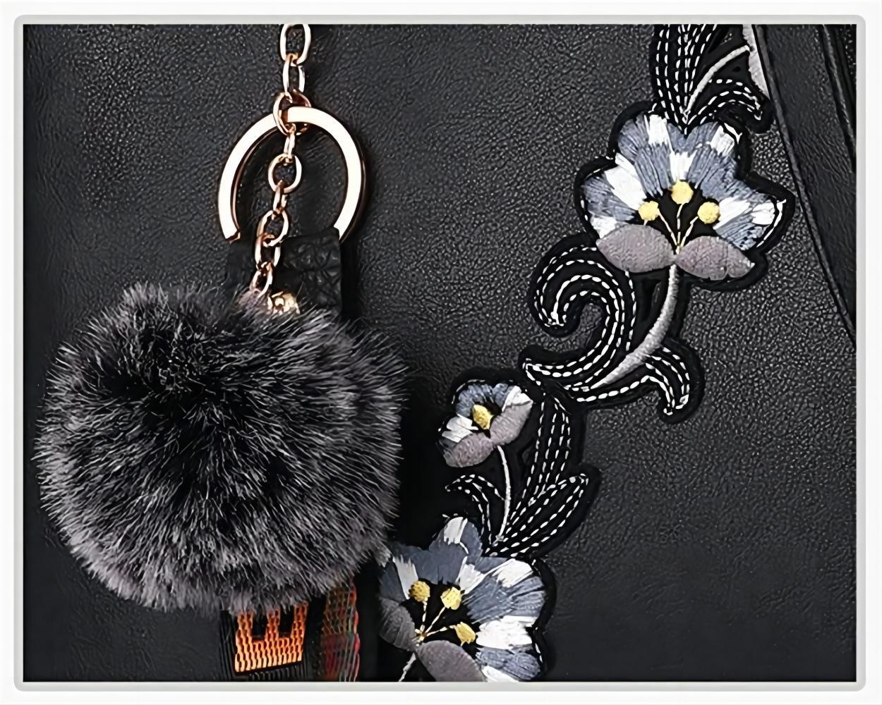 Flower Crossbody Bag Splicing Color