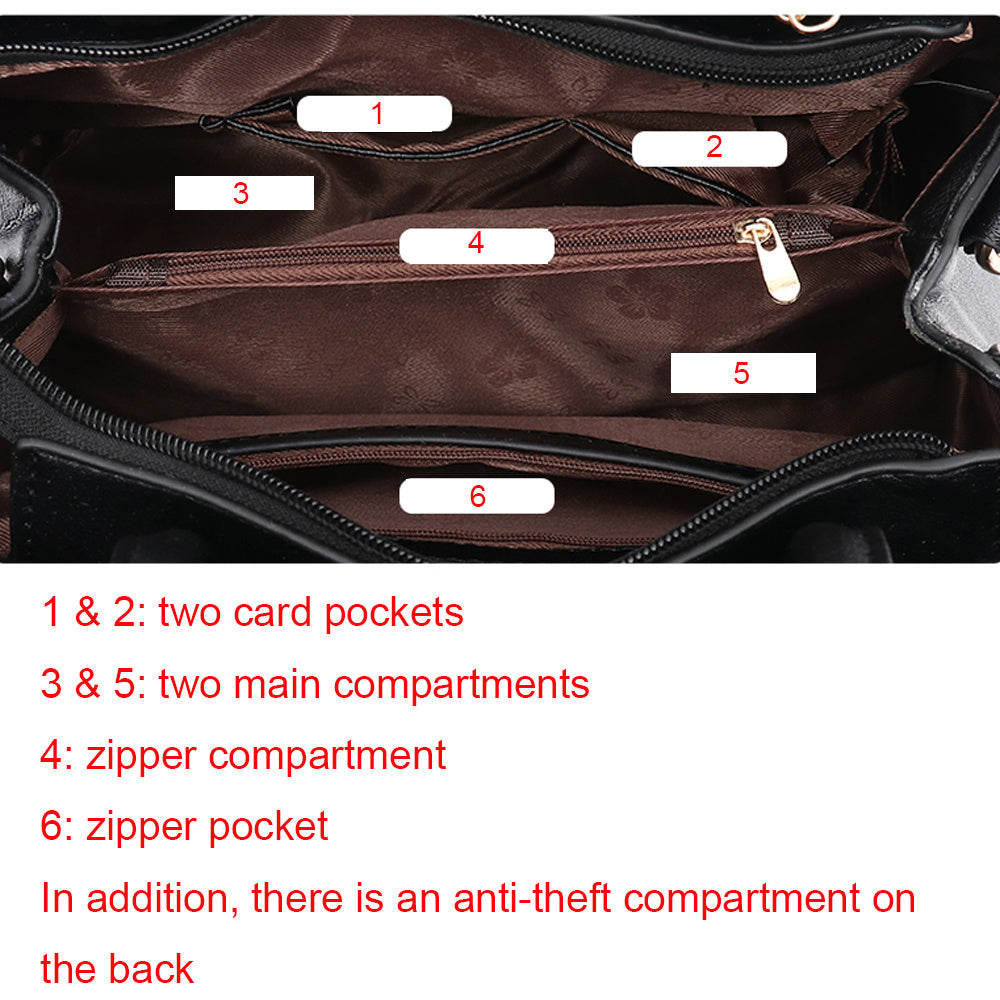 Flower Crossbody Bag Splicing Color