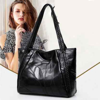 Women's leather handbag
