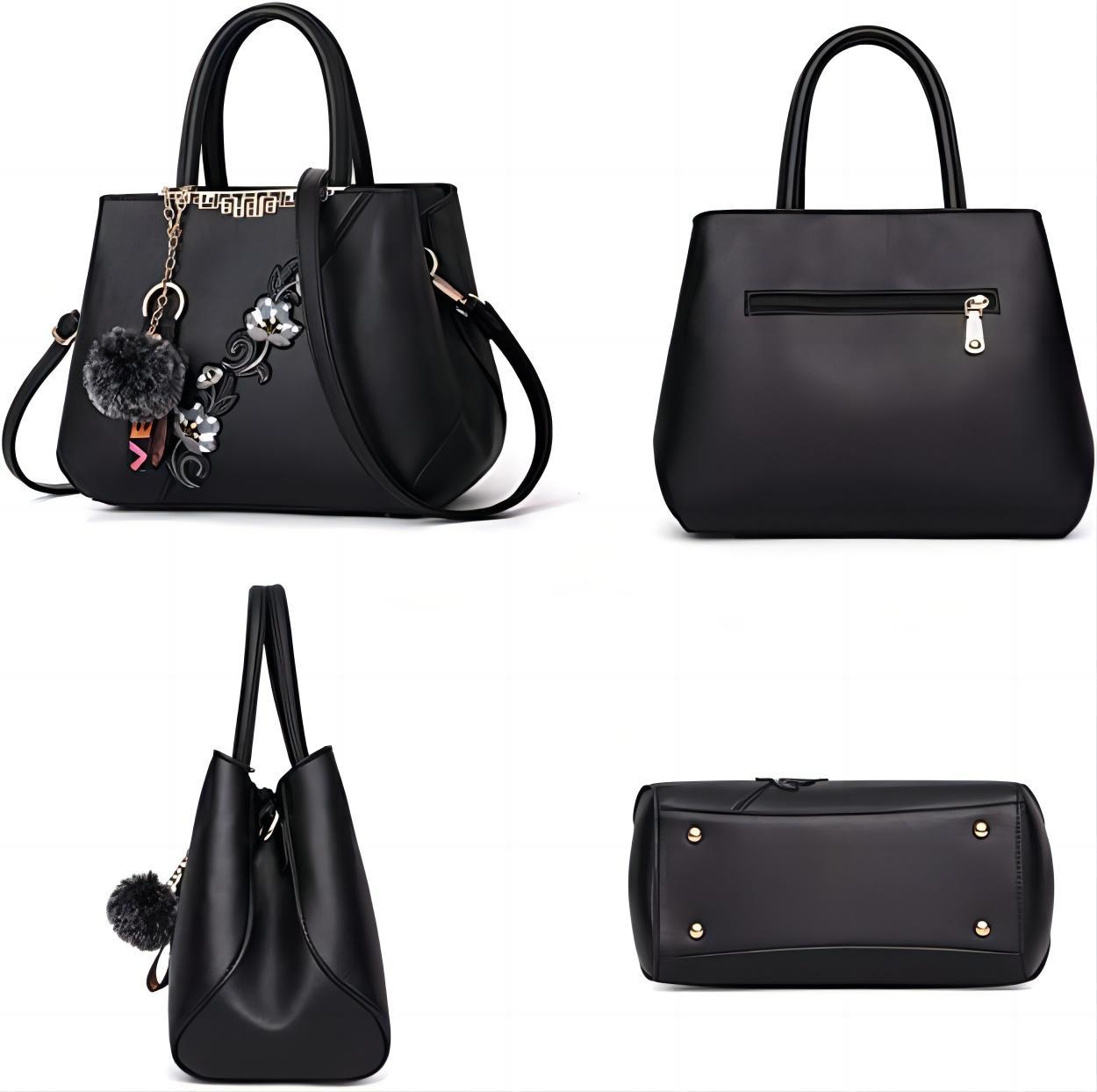 Flower Crossbody Bag Splicing Color