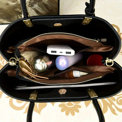 Timeless Black Leather Tote